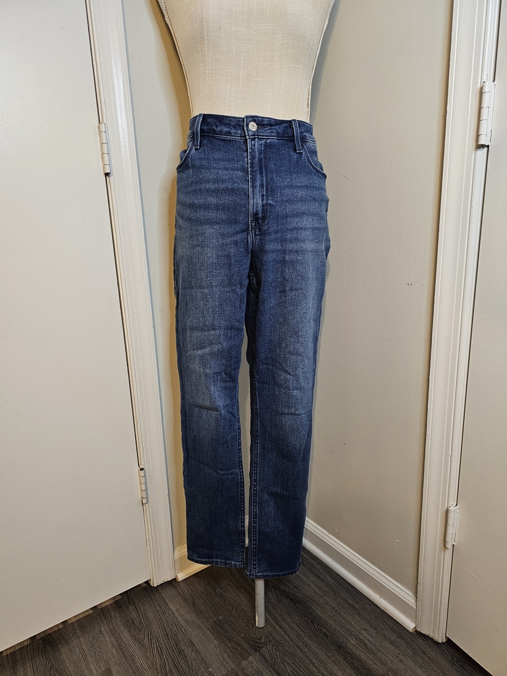 Old Navy Dark Blue High-Rise Super Skinny Jeans